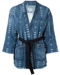 Kimono di jeans blu di Current/Elliott