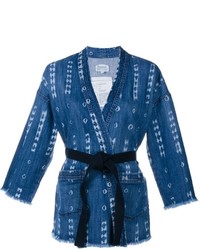Kimono di jeans blu di Current/Elliott
