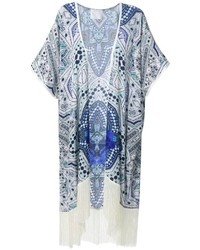 Kimono geometrico blu di Athena