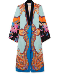 Kimono stampato multicolore di Etro