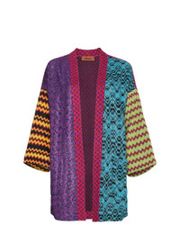 Kimono stampato multicolore di Missoni