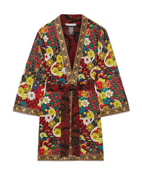 Kimono stampato rosso