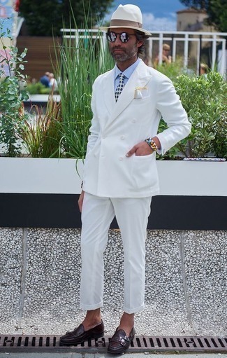 Cravatta a pois bianca di Christian Dior