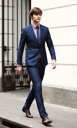 Cravatta di seta blu scuro di Dolce & Gabbana