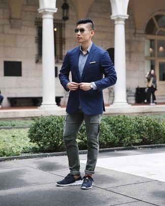 Camicia elegante azzurra di Gucci
