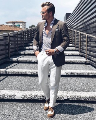Pantaloni eleganti bianchi di ASOS DESIGN