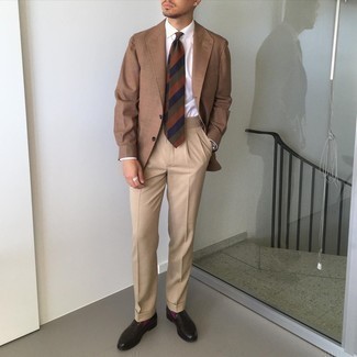 Pantaloni eleganti marrone chiaro di Gucci