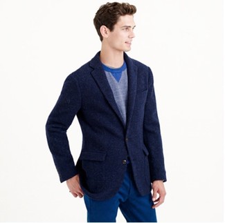 Blazer di lana blu scuro di Calvin Klein 205W39nyc