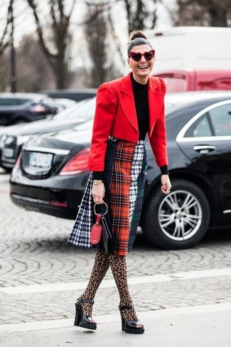 Blazer di lana rosso di Givenchy
