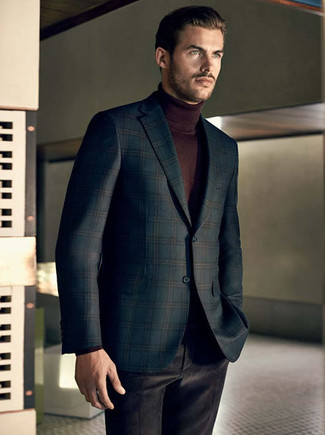 Come indossare e abbinare un blazer foglia di tè per un uomo di 30 anni quando fa caldo: Mostra il tuo stile in un blazer foglia di tè con pantaloni eleganti di velluto neri come un vero gentiluomo.