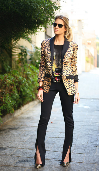 Donna Abbigliamento da Abiti da Abito a stampa leopardata in cotoneDolce & Gabbana in Cotone di colore Marrone 