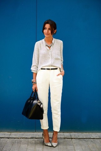 Pantaloni eleganti bianchi di 3.1 Phillip Lim