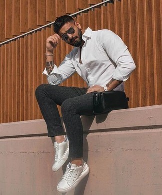 Sneakers basse in pelle bianche di Philippe Model Paris