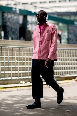 Camicia a maniche lunghe rosa di Filippa K