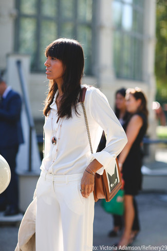 Pantaloni eleganti bianchi di Dolce & Gabbana