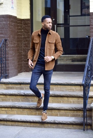 Camicia giacca marrone chiaro di Essentials