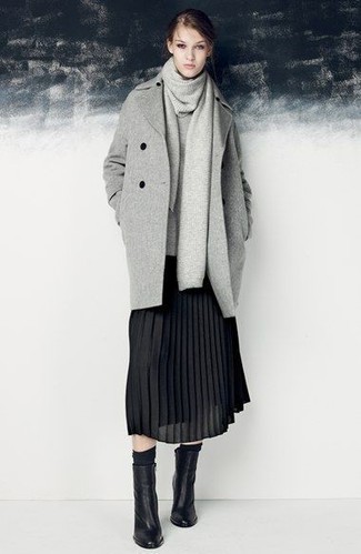 Cappotto grigio di Jil Sander