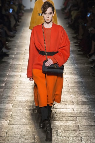 Maglione girocollo arancione di Proenza Schouler