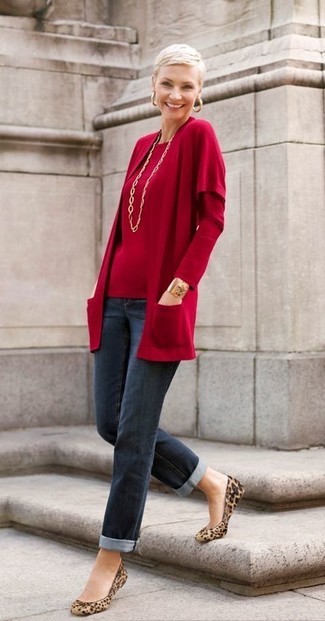 Maglione girocollo rosso di Dvf Diane Von Furstenberg
