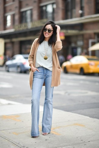 Jeans a campana azzurri di CK Calvin Klein