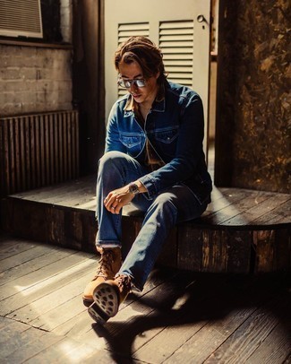 Giacca di jeans blu scuro di Jacob Cohen