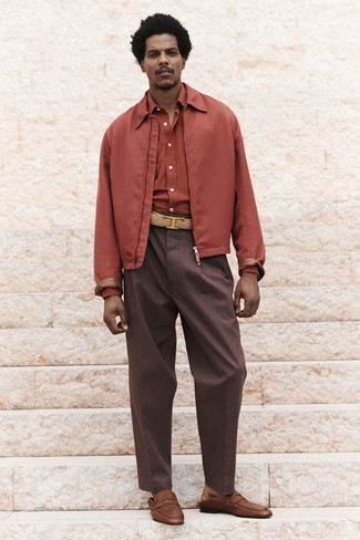 Camicia a maniche lunghe rossa di Anna Sui