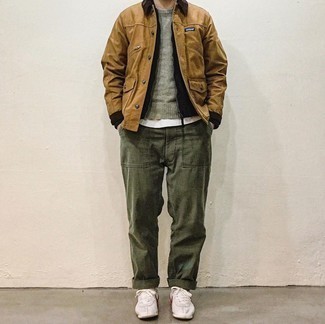 Giacca leggera marrone chiaro di Junya Watanabe MAN