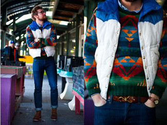 Maglione girocollo multicolore di Comme Des Garcons SHIRT