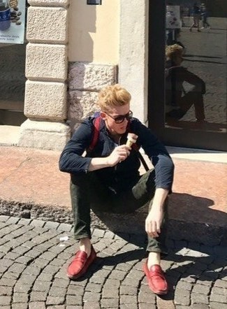 Zaino rosso di Calvin Klein Jeans