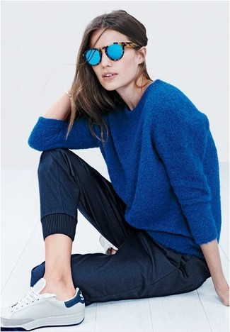 Pantaloni sportivi blu scuro di Calvin Klein 205W39nyc