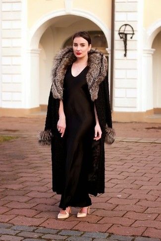 Vestito di seta nero di Dolce & Gabbana