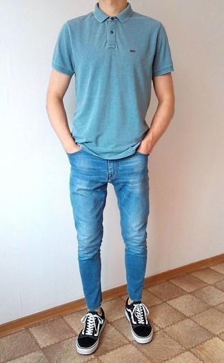 Jeans aderenti blu di Noak