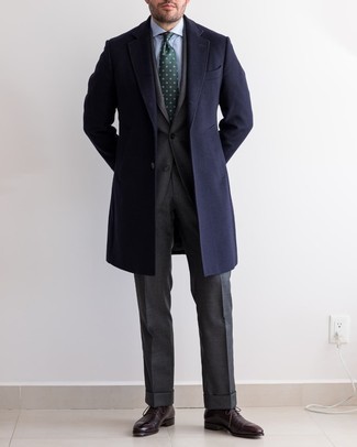 Camicia elegante a righe verticali azzurra di Hugo Boss