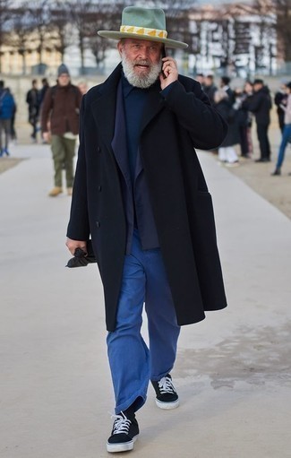 Camicia a maniche lunghe blu scuro di Alexander McQueen