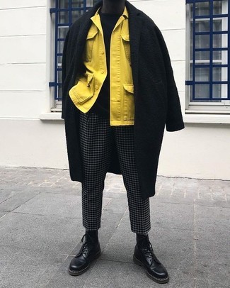 Camicia giacca gialla di Solid Homme