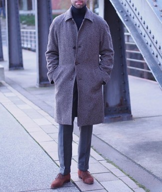 Pantaloni eleganti di lana grigi di Hugo Boss