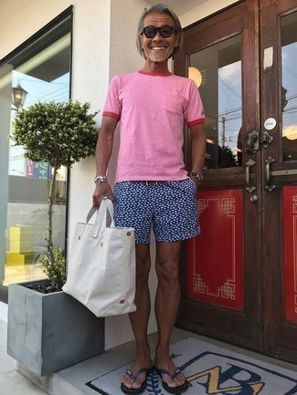 T-shirt girocollo rosa di Isaac Sellam Experience