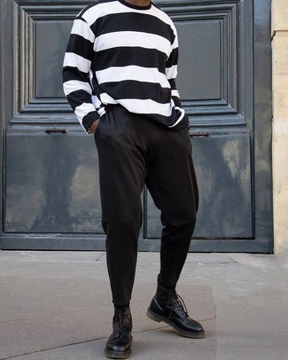 Pantaloni sportivi neri di Boris Bidjan Saberi