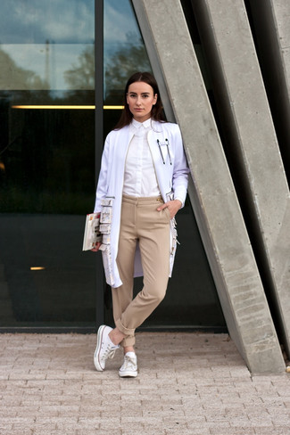 Trench bianco di Missguided