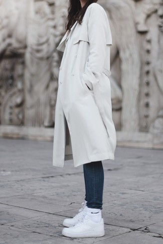 Trench bianco di Missguided