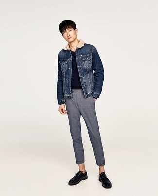 Giacca di jeans blu scuro di ASOS DESIGN