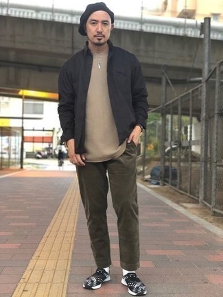 Camicia a maniche lunghe nera di Kenzo