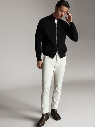 Jeans bianchi di Giorgio Armani