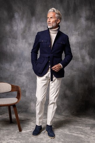 Pantaloni eleganti bianchi di Mr P.