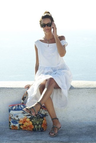 Vestito da spiaggia bianco di Asos