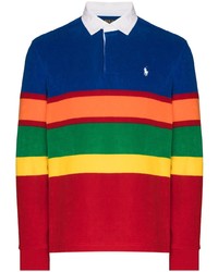 Maglia  a polo a righe orizzontali multicolore di Polo Ralph Lauren