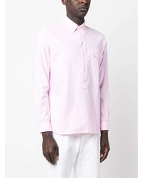 Maglia  a polo a righe orizzontali rosa di Polo Ralph Lauren