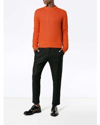 Maglione a trecce arancione di Calvin Klein 205W39nyc