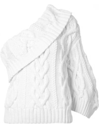 Maglione a trecce bianco di Rosie Assoulin