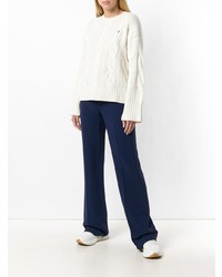 Maglione a trecce bianco di Polo Ralph Lauren